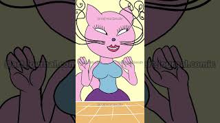 Catty Cat Girls 😹💅 #shorts #funnycats  #trends #viral #animationmeme #slay #diva