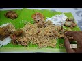 Mutton Biriyani with Banana leaf at Marriage (Tamil) | Namma Vlogs