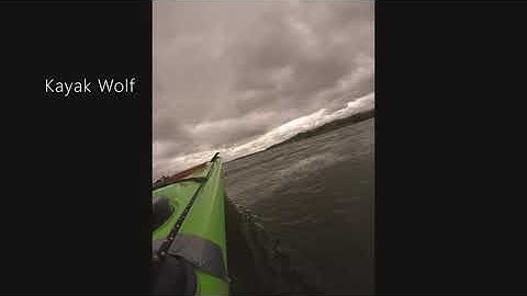 Lettmann Meridian kayak/ Sailing with original WindPaddle Adventure Sail