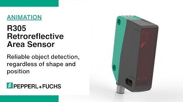 Reliable Object Detection, Regardless of Shape and Position: R305 Retroreflective Area Sensor