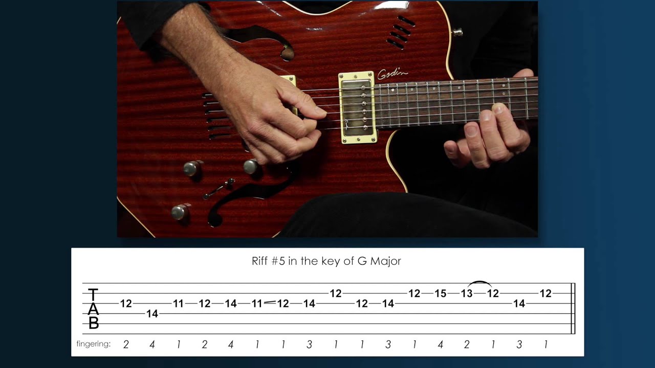 Scale For Riff Learn to Play a Riff Based on Major Scale Pattern #5 - Decision 99 ...