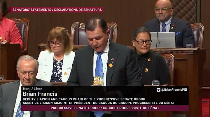 2023-05-09 - Statement by Senator Brian Francis to Mark Bear Witness Day