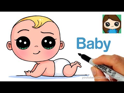 Video: Babys Første Tegning