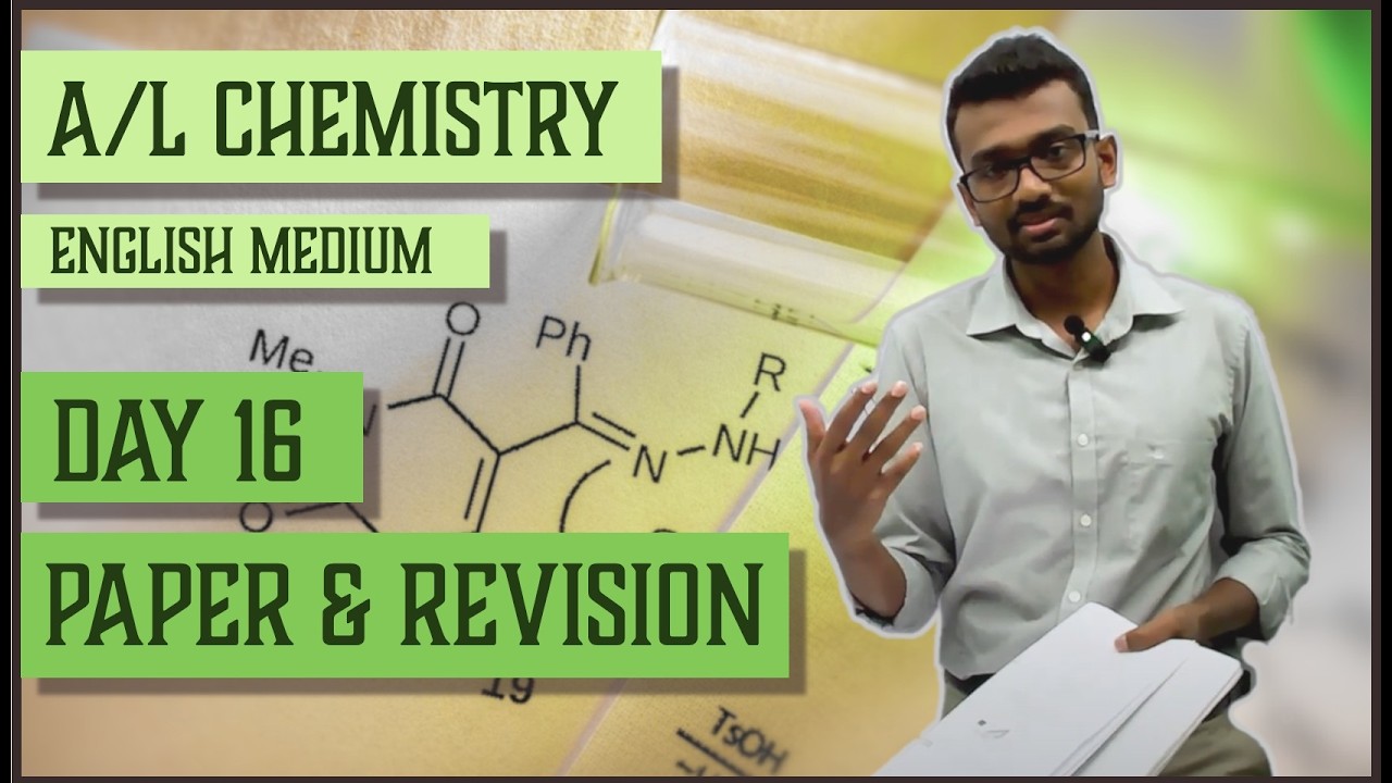 Chemistry - 2026 A/L Paper/Revision - organic past papers - part 02 - EM- 2025.02.14