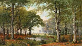 Peaceful Forest Deer Vintage Landscape Painting | Silent TV Art Screensaver in 4K | 2 Hours screenshot 5