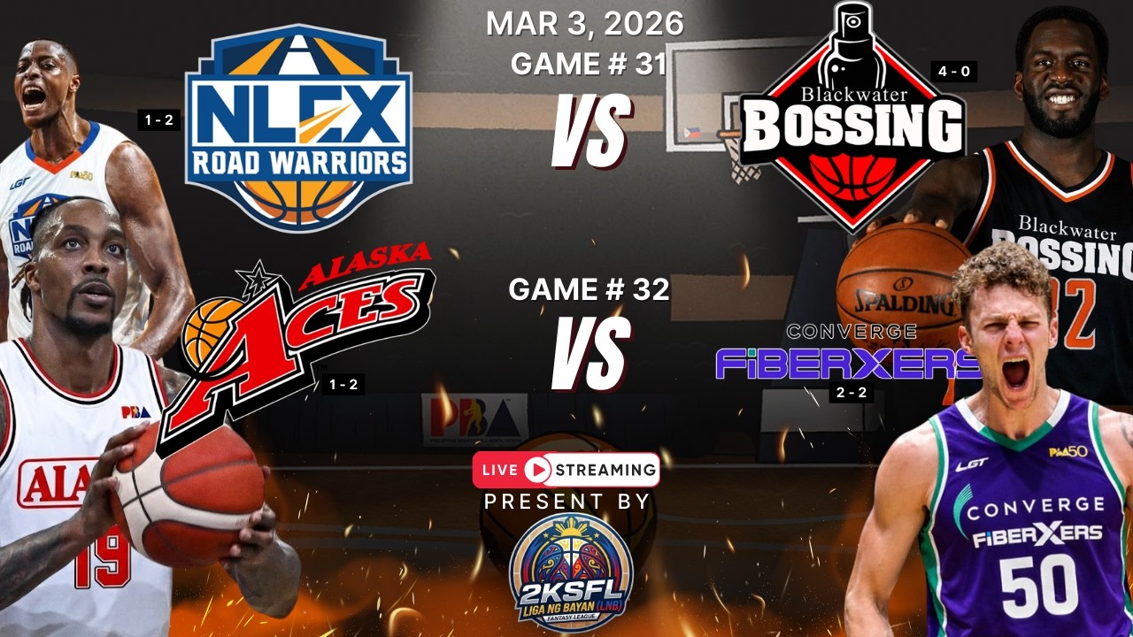 LIVE: NLEX VS BLACKWATER | ALASKA VS CONVERGE | DAY 10 | 2KSFL LNB