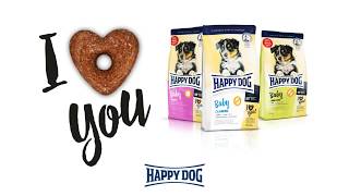 Happy Dog - Heart Shaped Loops