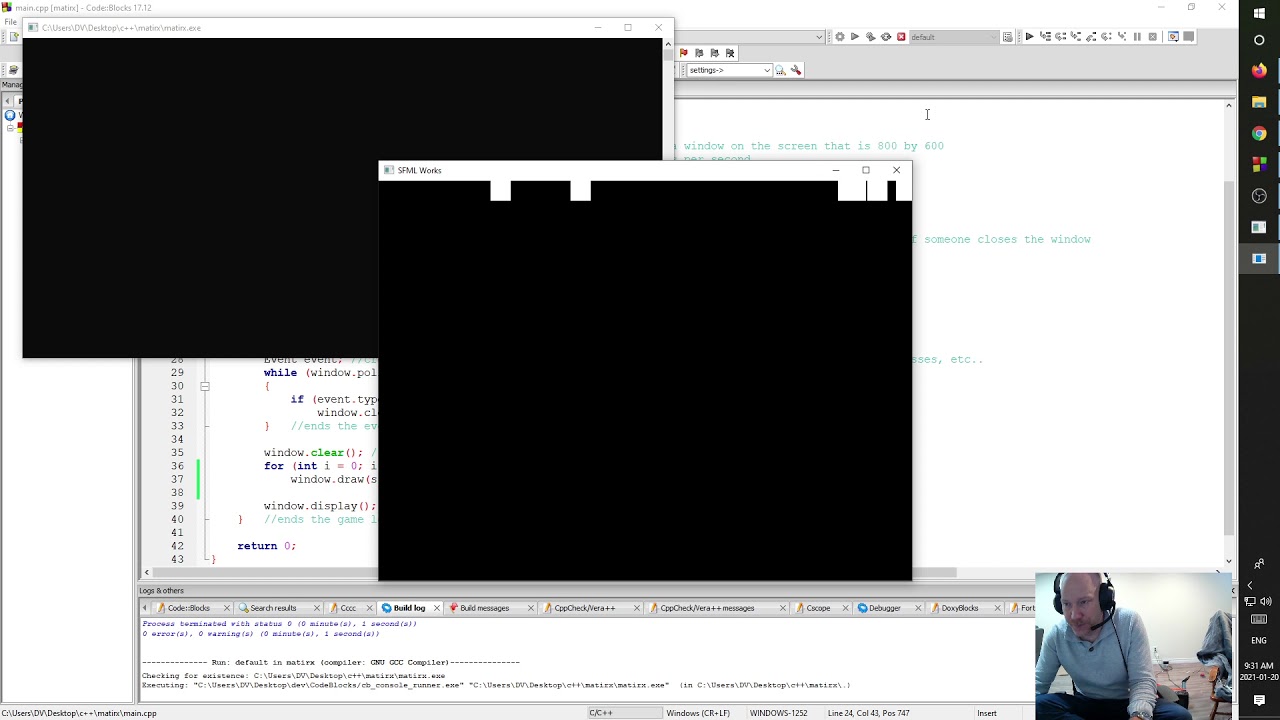Vectors and SFML with c++ - YouTube