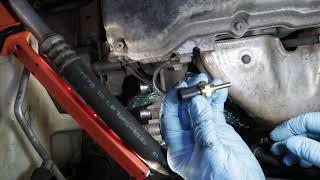 Replacing the Coolant Temp Sensor - 2000 to 2006 Nissan Sentra - Part 1 Replacing the Coolant Temp Sensor - 2000 to 2006 Nissan Sentra - Part 1