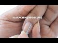 How to machine  manicure  abetweene