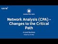 Network Analysis - Delays and Changes to the Critical Path