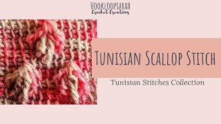 Tunisian Scallop Stitch - TUNISIAN STITCHES COLLECTION