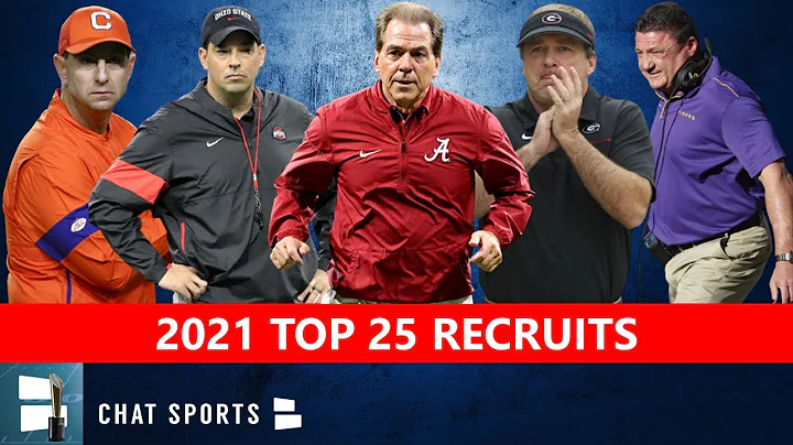 Top 25 Recruits In 2021 Class And Where They Signed | College Football National Signing Day