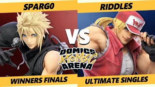 Domics Atomic Arena SSBU - XTR Spargo (Cloud) Vs. EMG Riddles (Terry) Ultimate Winners Finals