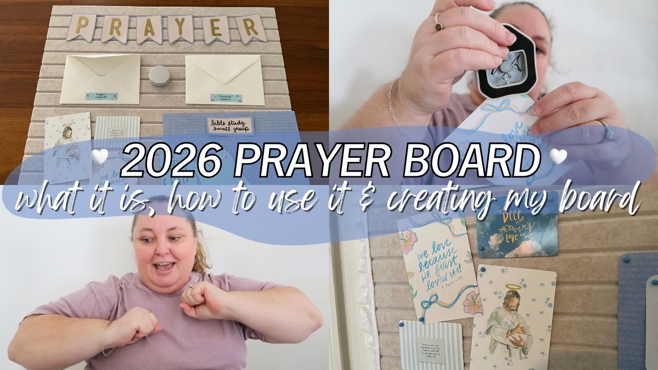 Моя доска для молитв на 2026 год | Меняю доски визуализации на доску для молитв ✝️🙏✨