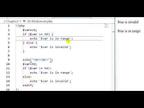 69-PHP Developer: Conditional Control Structure - if statement | Practice