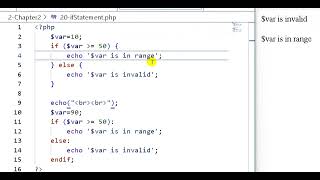 69-PHP Developer: Conditional Control Structure - if statement | Practice