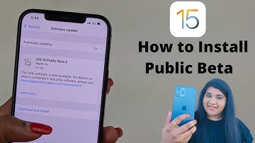 How to Install iOS 15 Public Beta in Telugu By PJ