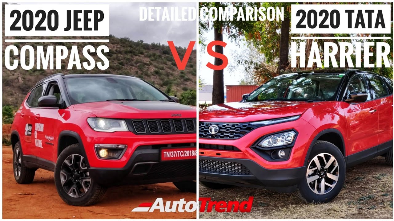 Tata Harrier VS Jeep Compass Diesel Feature to Feature Comparison