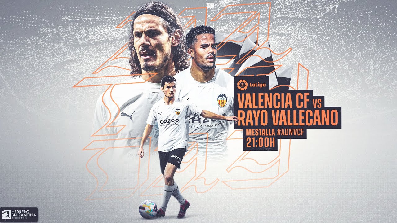 PARTIDO VALENCIA CF - RAYO VALLECANO (JOR. 27- LALIGA) - YouTube