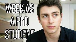 A week as a PhD student