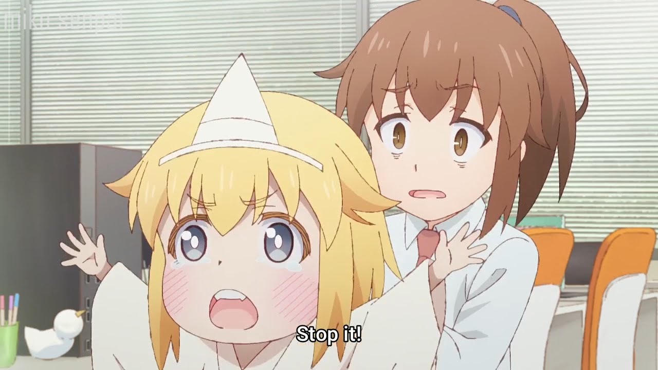 Yuurei chan wants to help shachiku san at her work