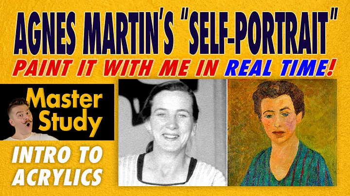 Paint Agnes Martin's "Self-Portrait" (c.1947)!  Ma...
