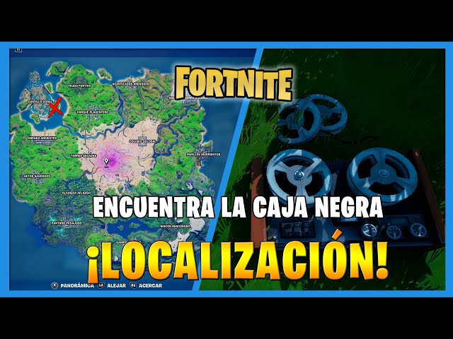 Desafío Fortnite: encuentra la caja negra del avión que se ha