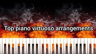 Топ самых виртуозных аранжировок для фортепиано / Top piano virtuoso arrangements #piano#SheetMusic