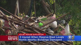 Devastation And Shock After House Is Leveled By Explosion In Joliet