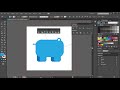 Curso Adobe Illustrator CC 5. Aula 18. hipopótamo e ferramenta distorção