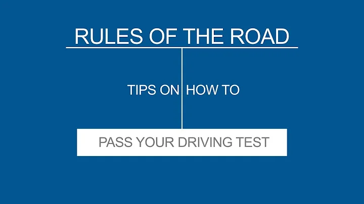 1 INTRODUCTION -- Rules of the Road - (Useful Tips)