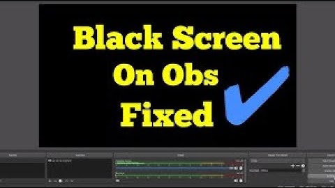how to fix obs and streamlabs obs blackscreen, quick tutorial (easy method)