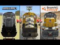 Minecraft Train VS GTA 5 Train VS Beamng drive Train - WHERE IS BEST?