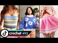 TIKTOK CROCHET AND KNITTING FASHION COMPILATION #92