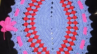 Beautiful Table Crochet Patternpart 2 - የሚያምር የጠረጴዛ የዳንቴል አሰራር ክፍል ሁለት