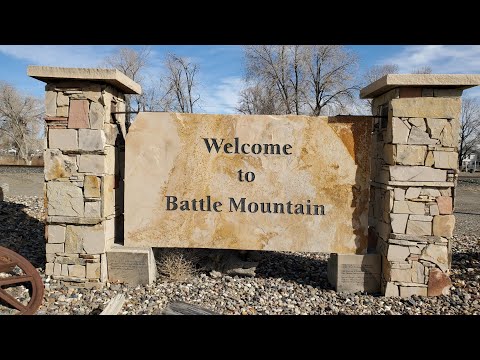 WELCOME TO BATTLE MOUNTAIN, NEVADA