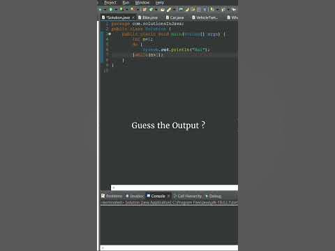 Guess the Output of these Java Program #java #learnwithmeck #coding ...