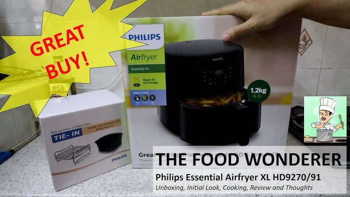 How to use the Philips HD9280/91 Connected XL air fryer