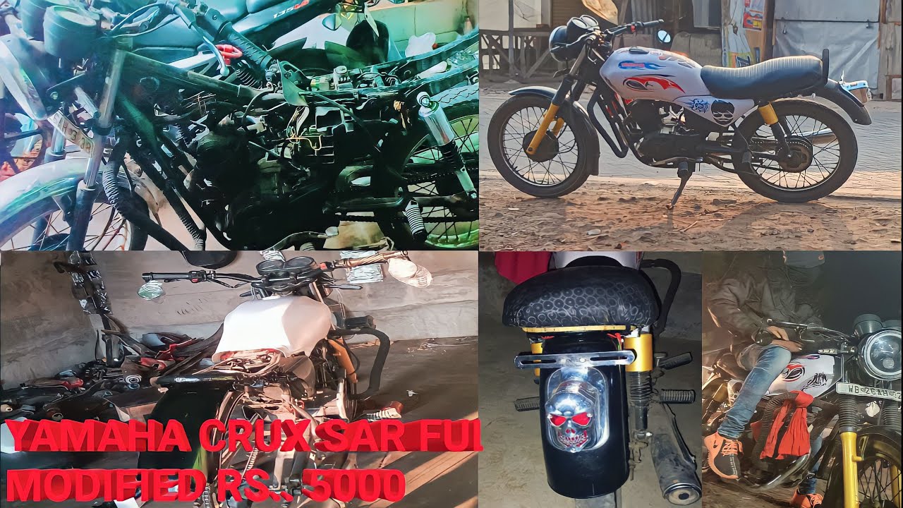 Crux R Modified Yamaha Crux Bike modified - YouTube
