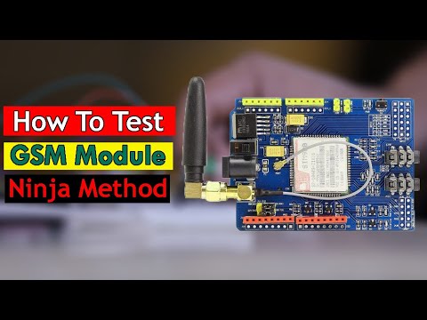How to Test Any GSM Module in Easy Way | SIM900A GSM Module Review and