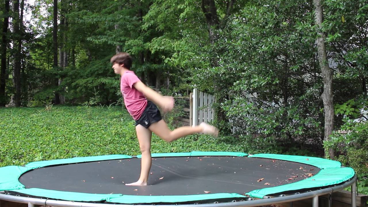 How to do a Gainer Back Handspring (Trampoline) - YouTube