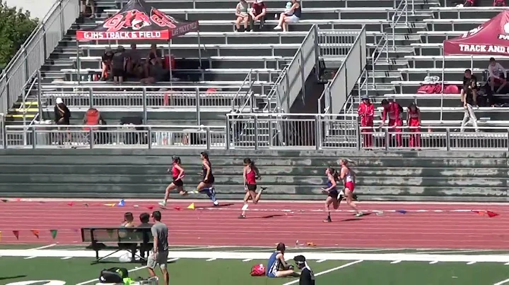 Cedaredge HS (CO) Girls 4x1 relay wins a heat at t...