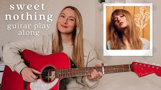 Taylor Swift Sweet Nothing Guitar Play Along EASY CHORDS - Midnights // Nena Shelby Resimi
