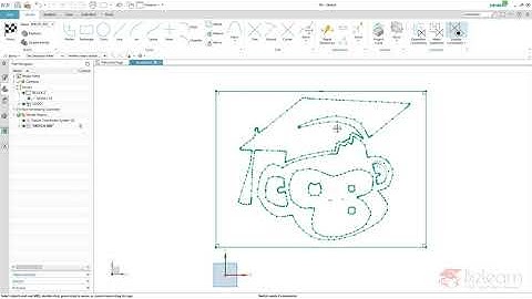 Siemens NX Pro Tutorial - How to import dxf or dwg and organize curves via sketch groups