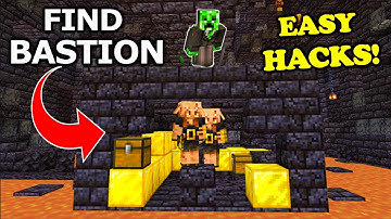 How to EASILY Find Bastions! (How to Find Bastion in Minecraft) | Minecraft Bedrock and Java