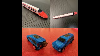 SUV Car & Train - 3D Printing Time Lapse