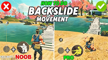 How To Do Advanced Backslide Movement In COD MOBILE BR | Best Backslide Beginners Tutorial in CODM