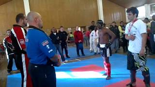 ISKA - MMA - SOUTH AFRICA - Fight 2 Medal Ceremony (Full Force) Ziggy Kazadi)