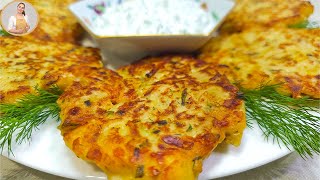 POTATOES with CABBAGE are tastier than meat! Why didn't I know this recipe? Potato patties | ASMR
